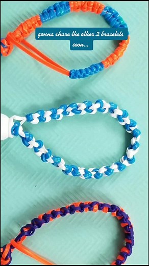 Plastic Lacing Bracelets Tutorial