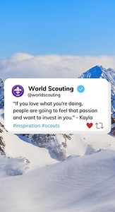 Canadian Scout, Kayla Bernard created and shipped over 1000 at-home art and mindfulness kits to support the mental health and well-being of youth across her province during COVID-19. ⚜️💜 Kayla saw how young people were experiencing feelings of anxiety, depression and a general sense of loneliness and wanted to provide a service that could help alleviate some of those feelings. 🌟 Kayla was named a Messenger of Peace Hero in 2021 for her contributions in building a culture of peace and a better 