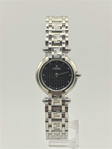 Fendi Women’s Quartz Watch Stainless Steel Bracelet Black Dial Ref. 750L 3ATM | - 99 - Etsy