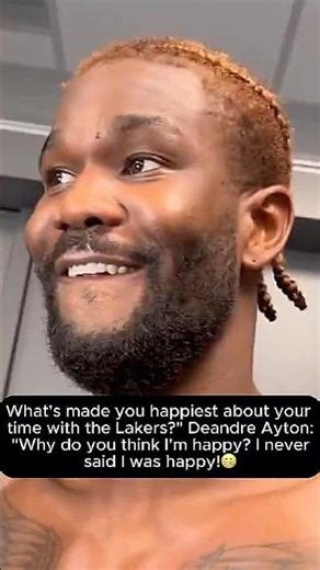 Deandre Ayton post game interview after LAL Lakers and Milwaukee Bucks Game🔥