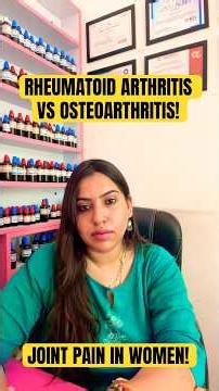 Difference between rheumatoid arthritis and osteoarthritis. #arthritis