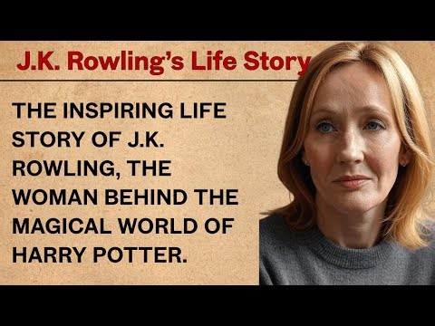 J.K Rowling’s Life Story | Learn English Through Story | English Listening Practice ✅