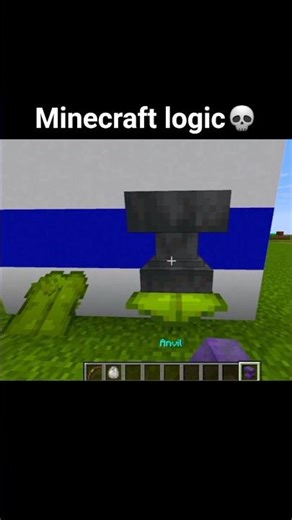 MINECRAFT LOGIC 💀 #trend #minecraft #logic #minecraftbuilding #shorts #minecraftlogic