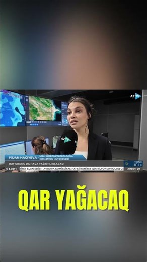 Bu ərazilərə qar yağacaq - Hava proqnozu açıqlandı