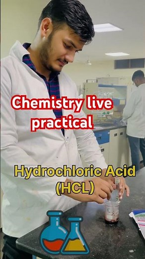 Chemistry live practical