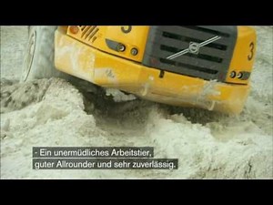 Volvo-Dumper A25E im Einsatz