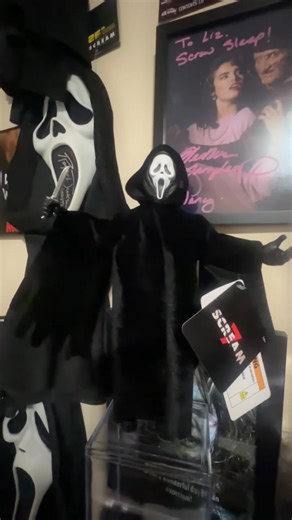 I’m in love with this plush 🥰 #ghostface #scream #horrortok #horror #collectionobsession
