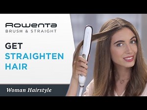 How to get straighten hair with care? | BRUSH&STRAIGHT | Rowenta