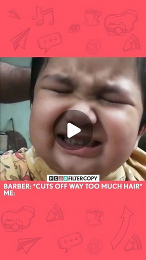 FilterCopy on Instagram: "Tag such cute but rotlu friends 😂 #FeelItReelIt #haircut #trendingvideo #reels #instagramreels #memes #viral #relatable #FeelKaroReelKaro #barber #crying #funnyvideos"