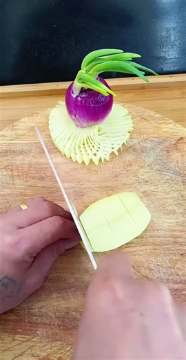 # Vegetable Sculpture # Straw Raincoat Knife Technique # Knife Skills Practice # Easy to Understand
