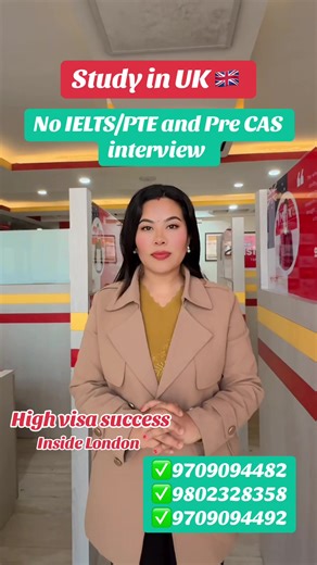 Study in UK 🇬🇧 without IELTS/PTE for Bachelor program inside London For More Details Do Contact Us At 📞 UK 🇬🇧 Counselor :- 9802328358/9802328357 📞 Australia 🇦🇺 Counselor:- 9709094492/9709094482 📞 Reception:- 9802328359/9802328356 ☎ 01-5910790 01-5910793 Email 📧 Address :- info@Mark.edu.np Or prithvi@Mark.edu.np Location 🗺 New Baneshwor Opposite To BICC Hall First Gate (SAMSAD VHAWAN) Nepal Building Bank 🏦 5th Floor #studyukatmark🇬🇧 #studyaustraliaatmark🇦🇺 #studyusaatmark🇺🇸 #stu