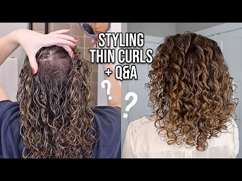 Styling Thin Curly Hair Q&A | Curlsmith Hair Makeup