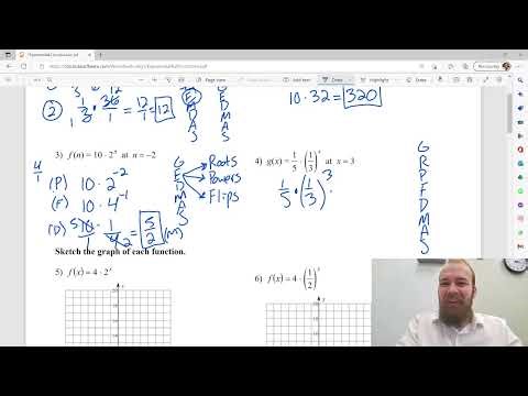 Exponential Functions- Algebra 1 Kuta Worksheet Series