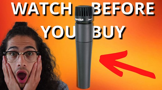Watch Shure SM57 Cardioid Dynamic Microphone Honest Review on Amazon Live