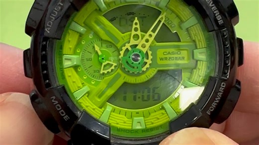 卡西欧5146是怎么调时间的？