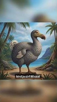 Dodo bird that got extinct #Dodo #Extinction #HistoryShorts #NatureFacts #UPSC #Mauritius #Wildlife