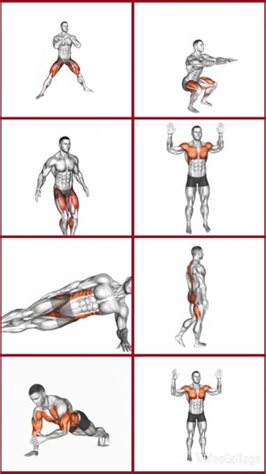 8 Powerful Full Body Exercises 🔥 Build Strength & Get Fit!