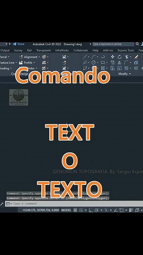 COMANDOS AUTOCAD CIVIL 3D on TikTok