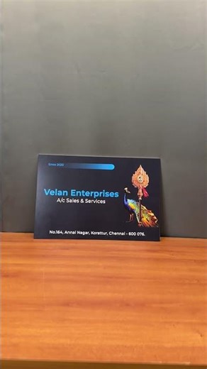 Blue Colours Theme, Business Logo Customised Foam Board Design and Prints - Contact No : 75500 79531
