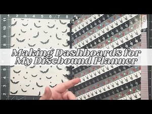 Making Dividers/Dashboards for My Discbound Planner | Planning with Cass