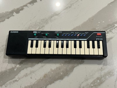 Vintage CASIO PT-12 Electronic Keyboard Synthesizer Piano - Tested - See Video | eBay
