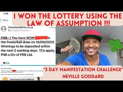 I Did The 3 Day Manifestation Challenge & Won The Lottery | Sammy Ingram & Neville Goddard | LOA