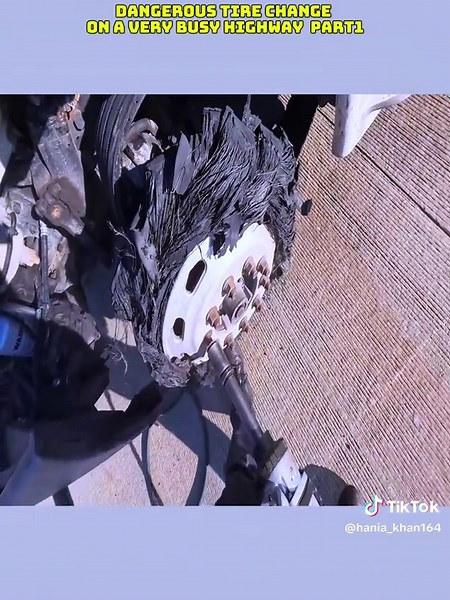 Changing Semi Truck Tires with Aluminum Wheels
