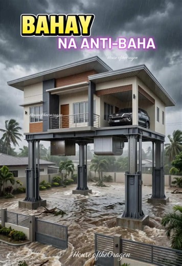 Anti-Baha Flood-Lift House: Future Home Design Ideas
