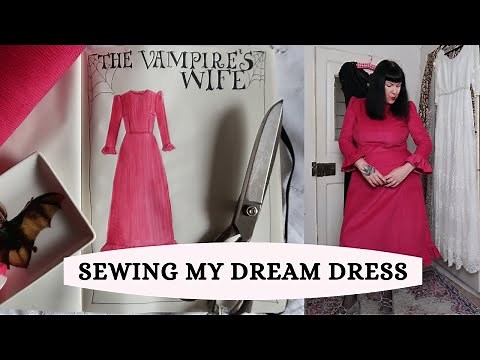 SEWING MY DREAM DRESS ~ Making a Vampire's Wife Style Dress plus Simple Tips for Sewing Corduroy