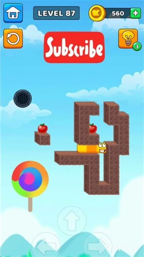 Apple snake 87. #worm #games #puzzle #vault #gameplay