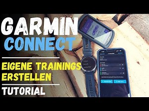 Garmin Connect create your own workout tutorial