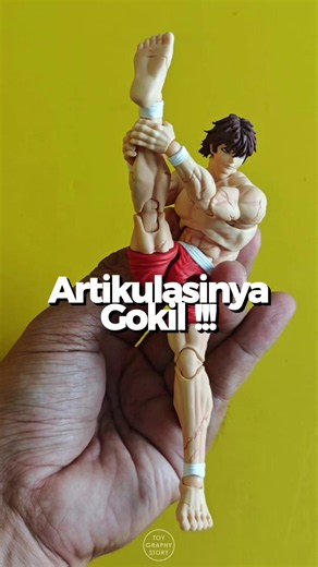 Detil nya bagus banget, artikulasinya apalagi!! Cakep parah sih ini figure sculptingnya diperhatikan banget sampe detil luka-luka nya, material solid, proporsi bagus ditambah artikulasinya yang dinamis parah!! Unboxing & Review Storm Arena 1/12 Action Figure Hanma Baki dari Manga Series Baki: Son of Ogre @stormcollectibles @netflixid Kolektor & Reviewer Mainan Indonesia #stormarenabaki #stormcollectibles #bakisonofogre