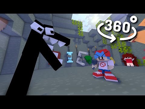 "Alphabet Lore" Friday Night Funkin 360° (Minecraft Animation) vs F