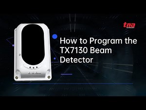 How to Program the TX7130 Beam Detector