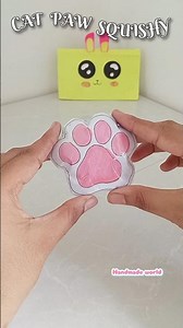 DIY Cat Paw Squishy 🐾💖 Comment Next!