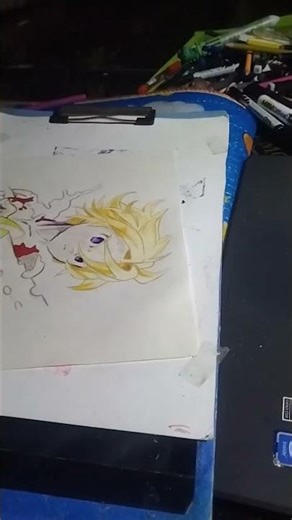 Drawing of Meliodas #sevendeadlysins #anime #drawing #shorts