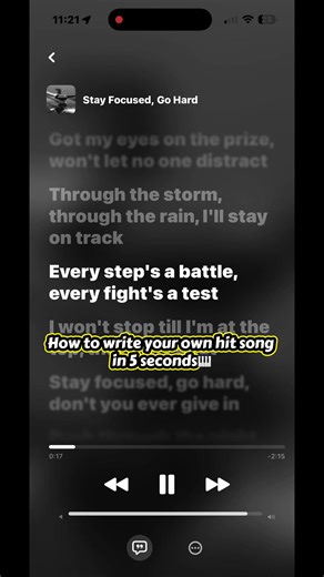 Write Your Own Hit Song in 5 Seconds