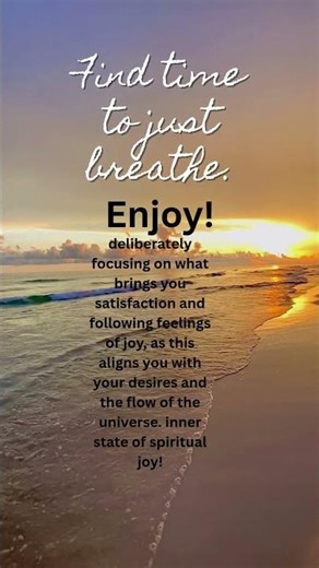 "Unlock the Secrets: Discovering the Metaphysical Meaning of 'Enjoy' 💫✨"#enjoyself