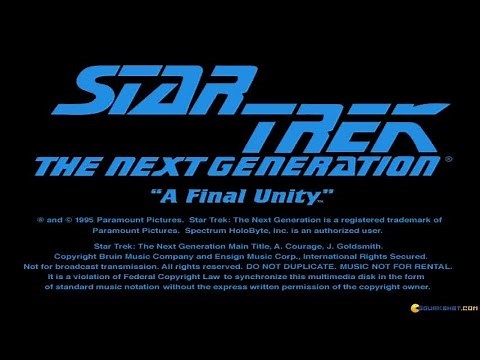 Star Trek TNG: A Final Unity gameplay (PC Game, 1995)