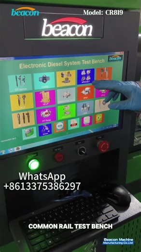CR819 Common Rail Injector Pump Test Bench Engine Analyzer for Cars Diesel Trucks