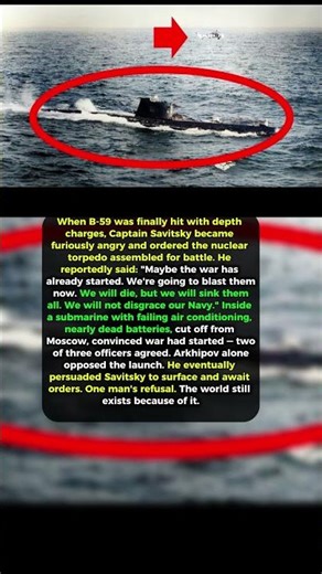 The Soviet Captain Said: "We Will Die, But We Will Sink Them All" — One Man Said No