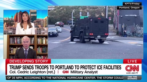 ‘It’s slippery slope’: CNN military analyst reacts to Trump’s plan for Portland