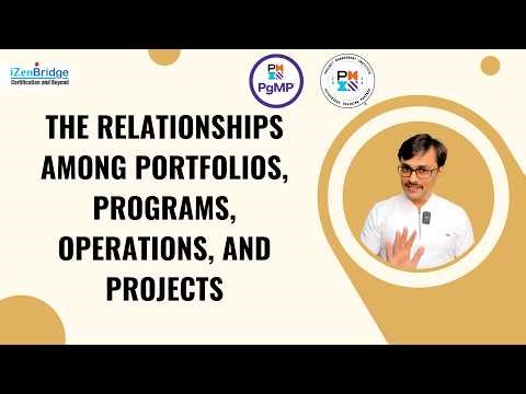 Relationship Among Portfolio, Program, Operations, and Project Management #PgMPiZenBridge
