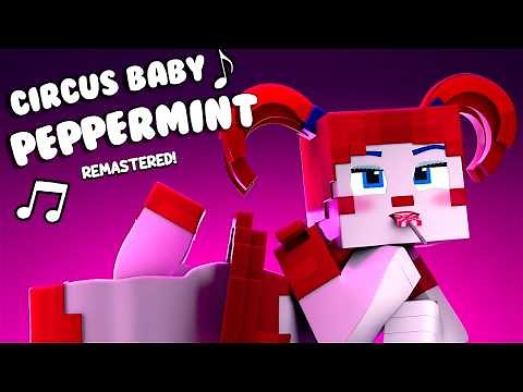 "Peppermint" Circus Baby Minecraft FNAF SL Animation (Remastered!)
