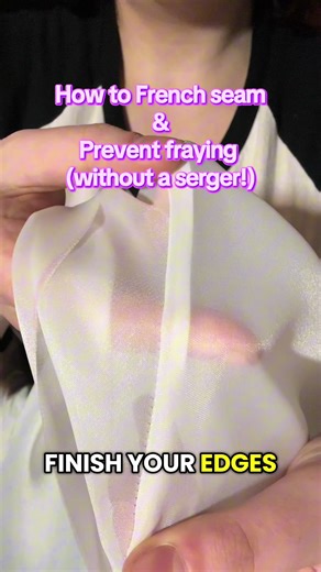Cosplay Sewing Basics: French Seam Techniques