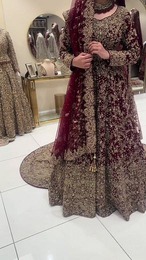 Indian & Pakistani Bridal Lehenga Inspiration: Red & Midi Styles