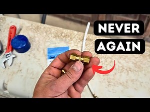 Never Use Compression Plumbing Fittings Again! They ALWAYS LEAK. Use These Instead.