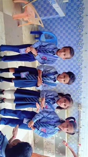 Poem with action performed by kids.