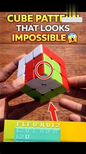 The Art of the Cube: Exploring Visual Patterns in Rubik's Cubes#cubepattern#rubikscube #shorts