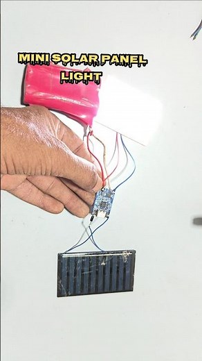 How to Make a Mini Solar Light Fast #shorts